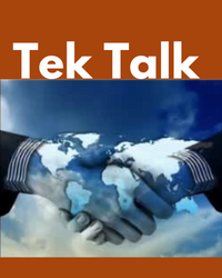ACB's Tek Talk logo of 2 hands shaking