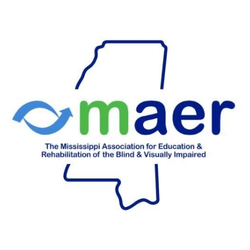 Mississippi Association for Education and Rehabilitation of the Blind and Visually Impaired Logo